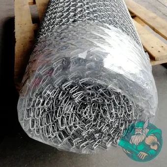 Сетка рабица оцинкованная ромбическая 5х5х1.2 мм ст3 ГОСТ 5336-80